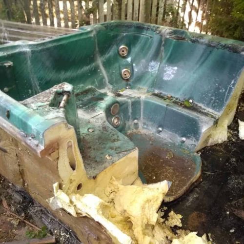 hot tub removal